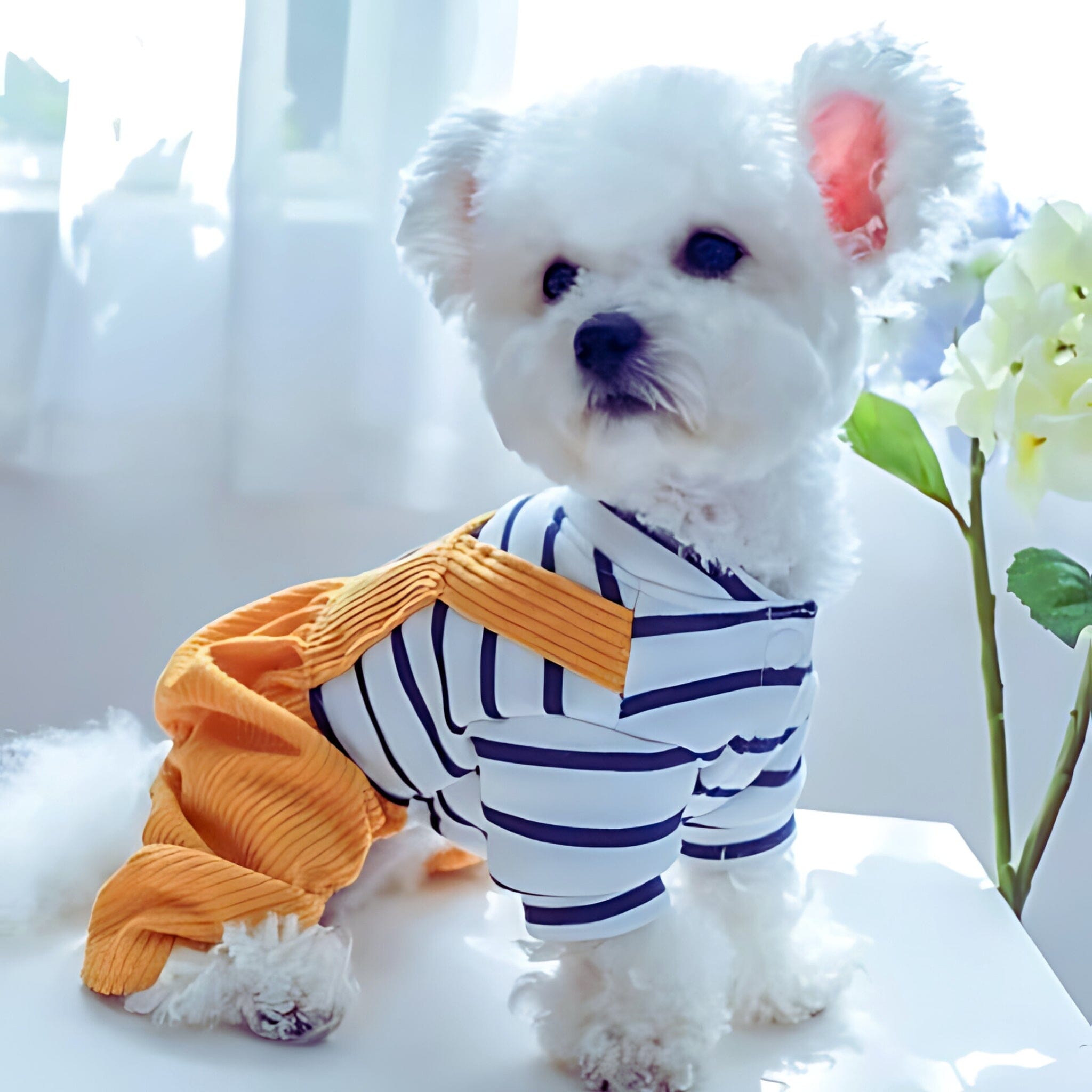 Bread Bear Dog Overalls Luxe Pet Store 