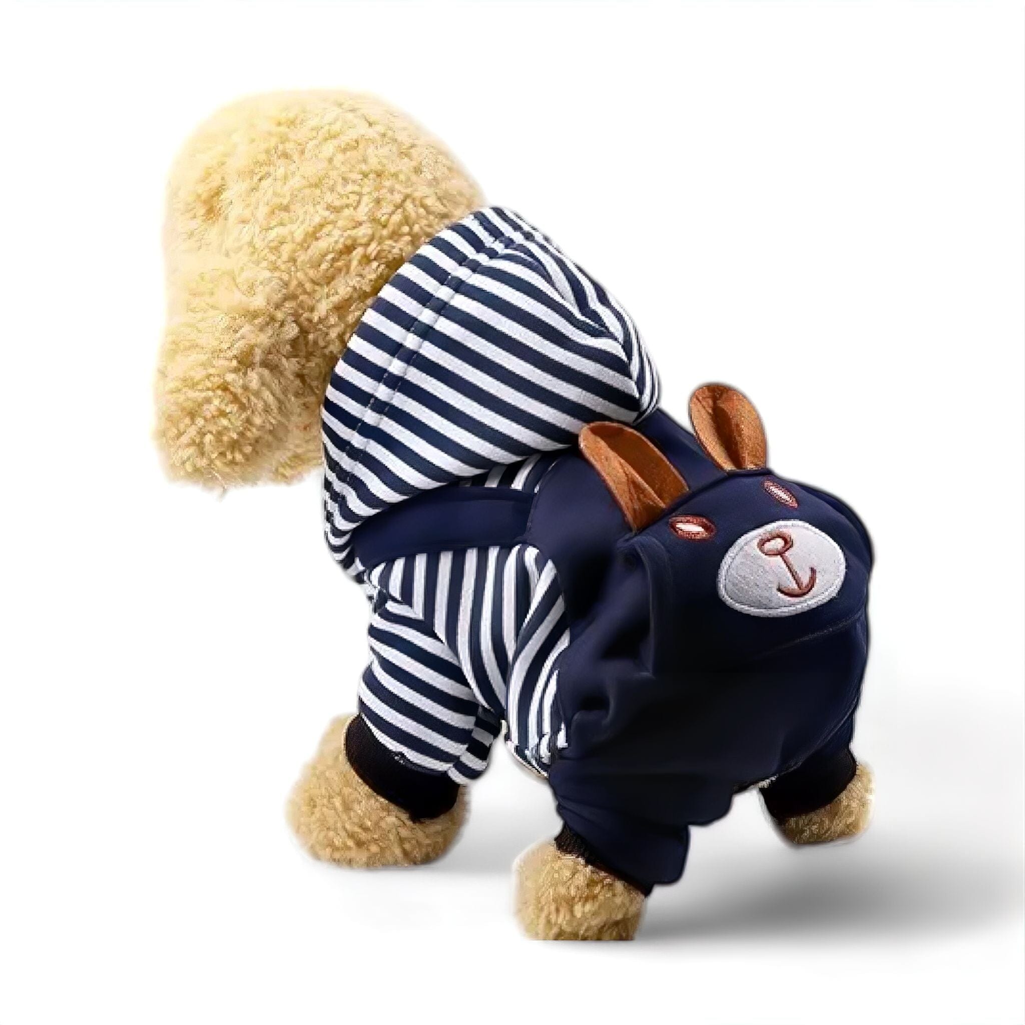 Cute Bear Jumpsuit Luxe Pet Store Blue XS 