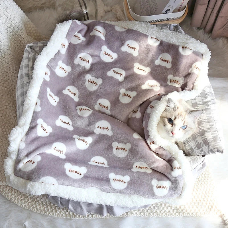 Soft Pet Sleeping MATS Warm Dog and Cat Blankets Winter Pet Cute Sheets Comfortable Cat MATS Blankets Pets Warming Supplies Luxe Pet Store | Tiny. Pure. Love. 