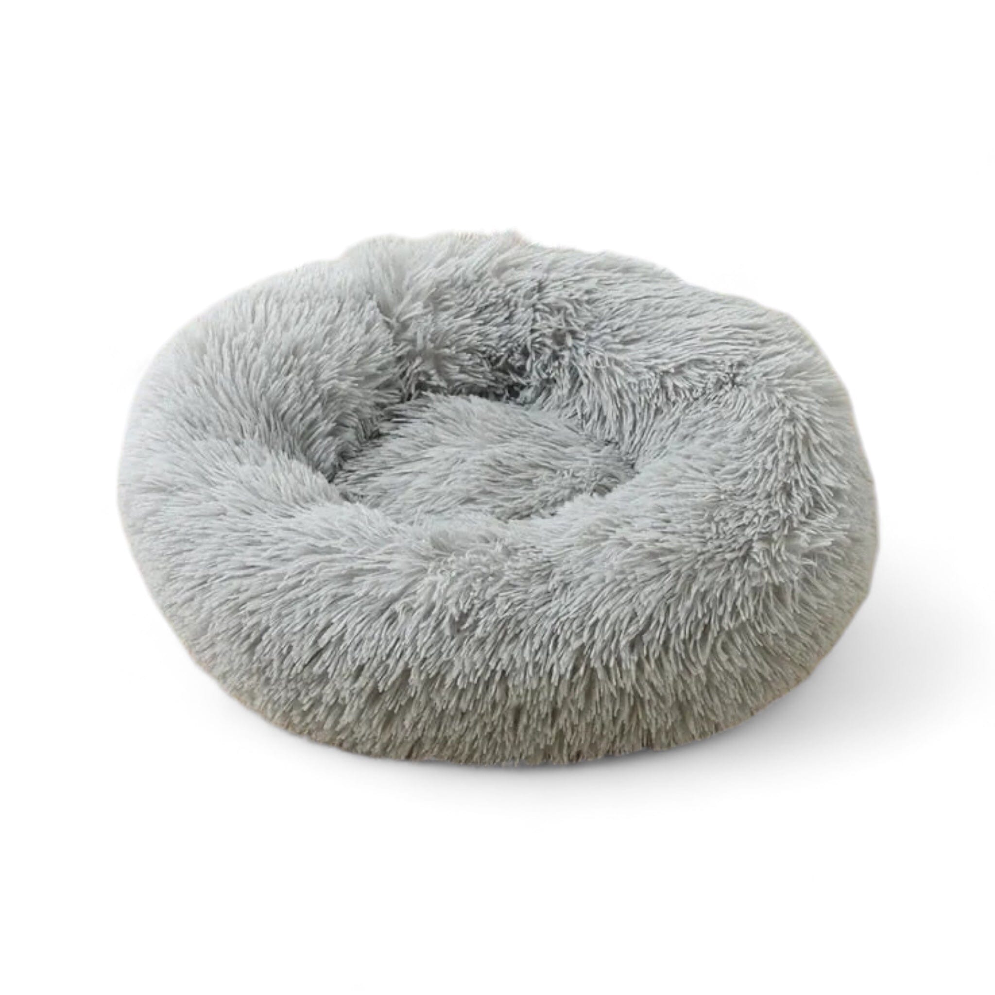 Cosy Calm Plush Pet Bed Sleeping Bed USAdrop Light Grey 40cm 