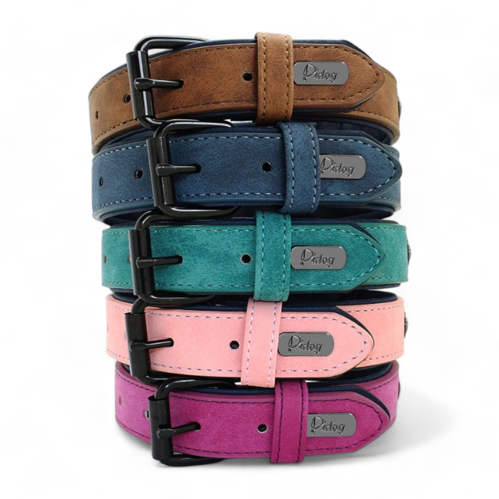 Leather Dog Collar Dog Collar Luxe Pet Store 