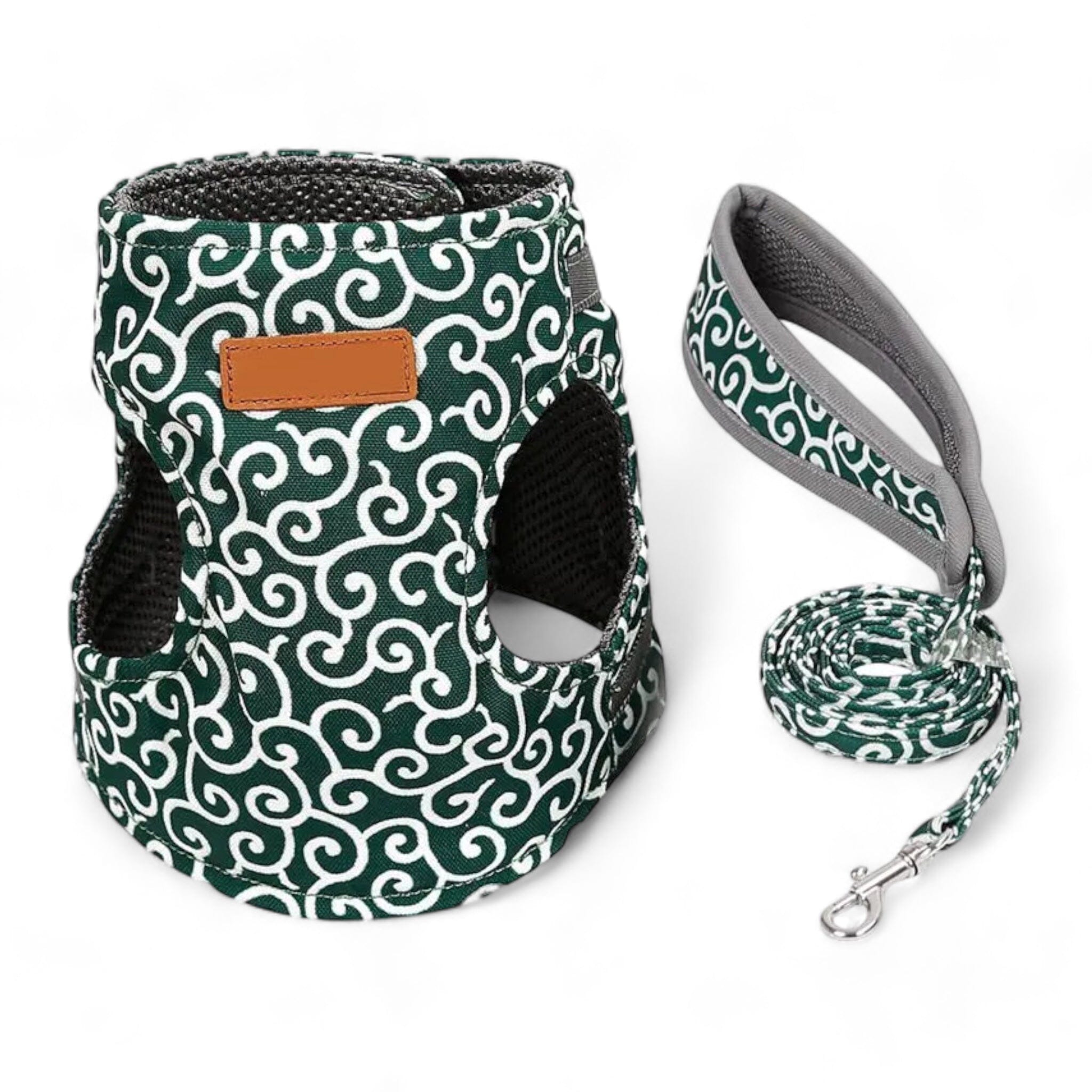 Purrfect Sakura Escape Set Collar Luxe Pet Store Green XS 