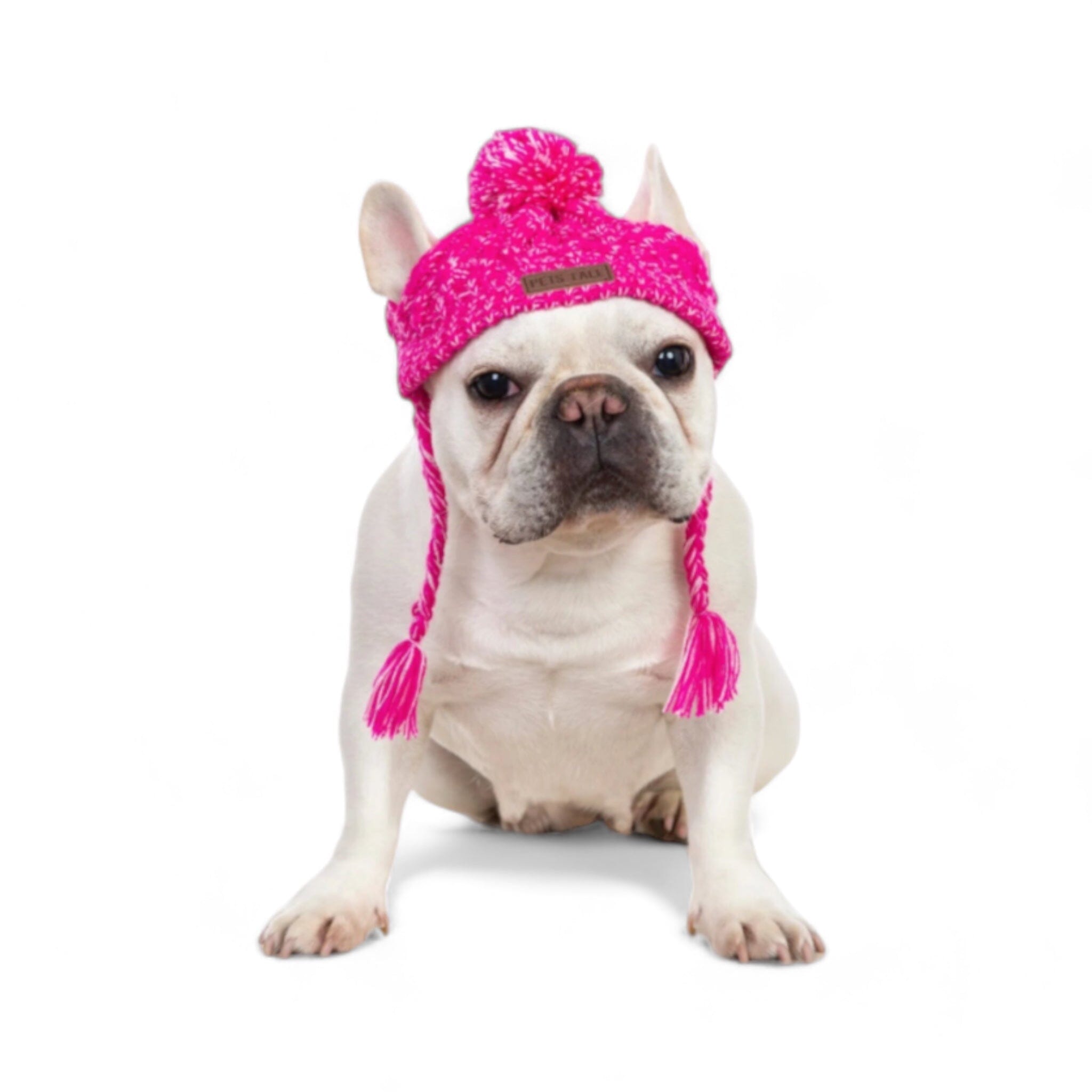 Warm Paws Cozy Beanie Dog Hat Luxe Pet Store Pink S 