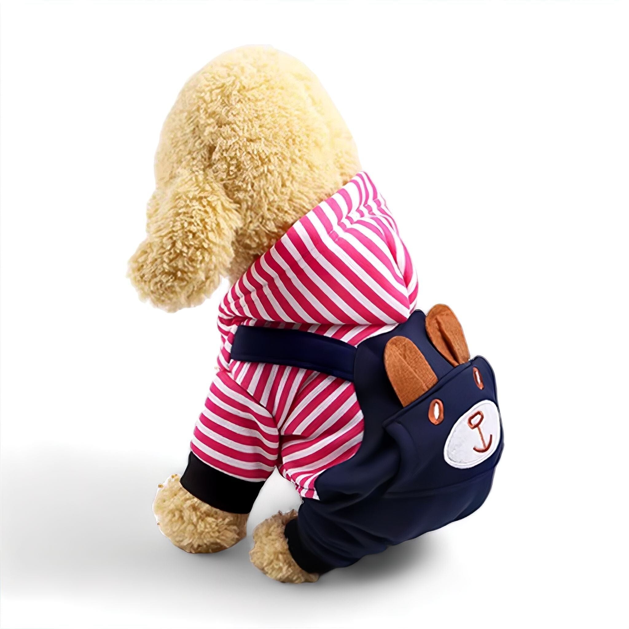 Cute Bear Jumpsuit Luxe Pet Store Pink XS 