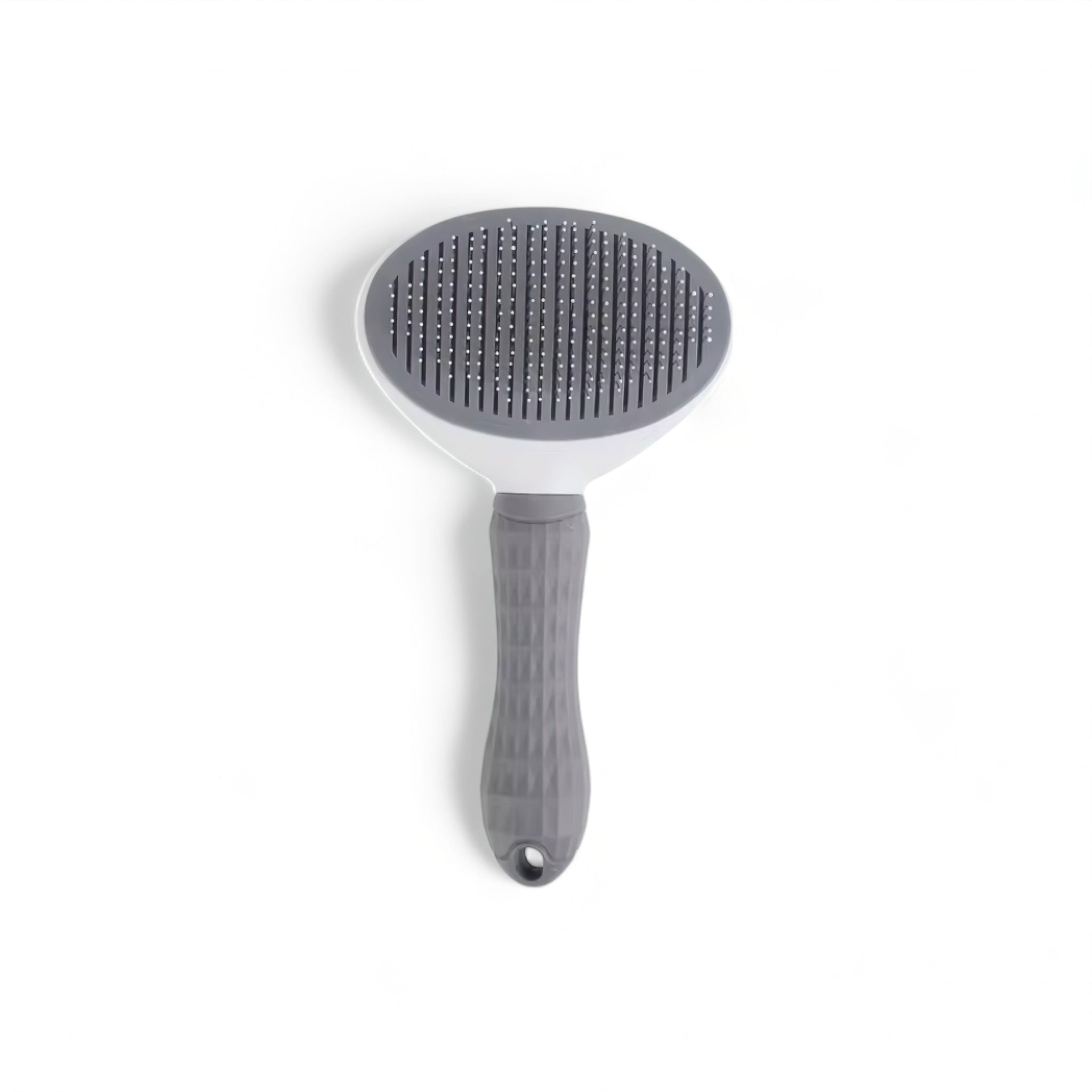 Comfy Groom Brush (JS) Luxe Pet Store | Tiny. Pure. Love. Gray Circular 