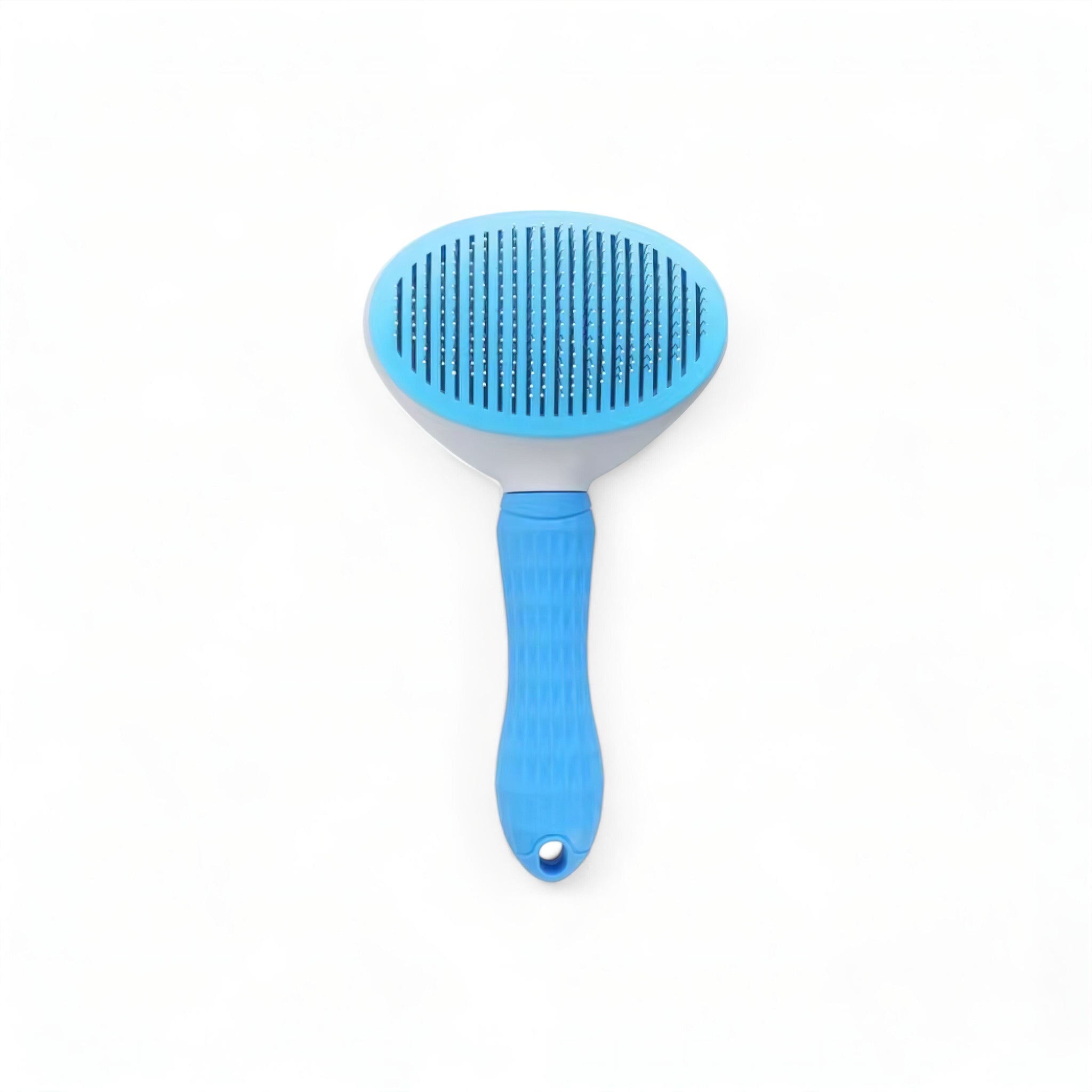 Comfy Groom Brush (JS) Luxe Pet Store | Tiny. Pure. Love. Blue Circular 