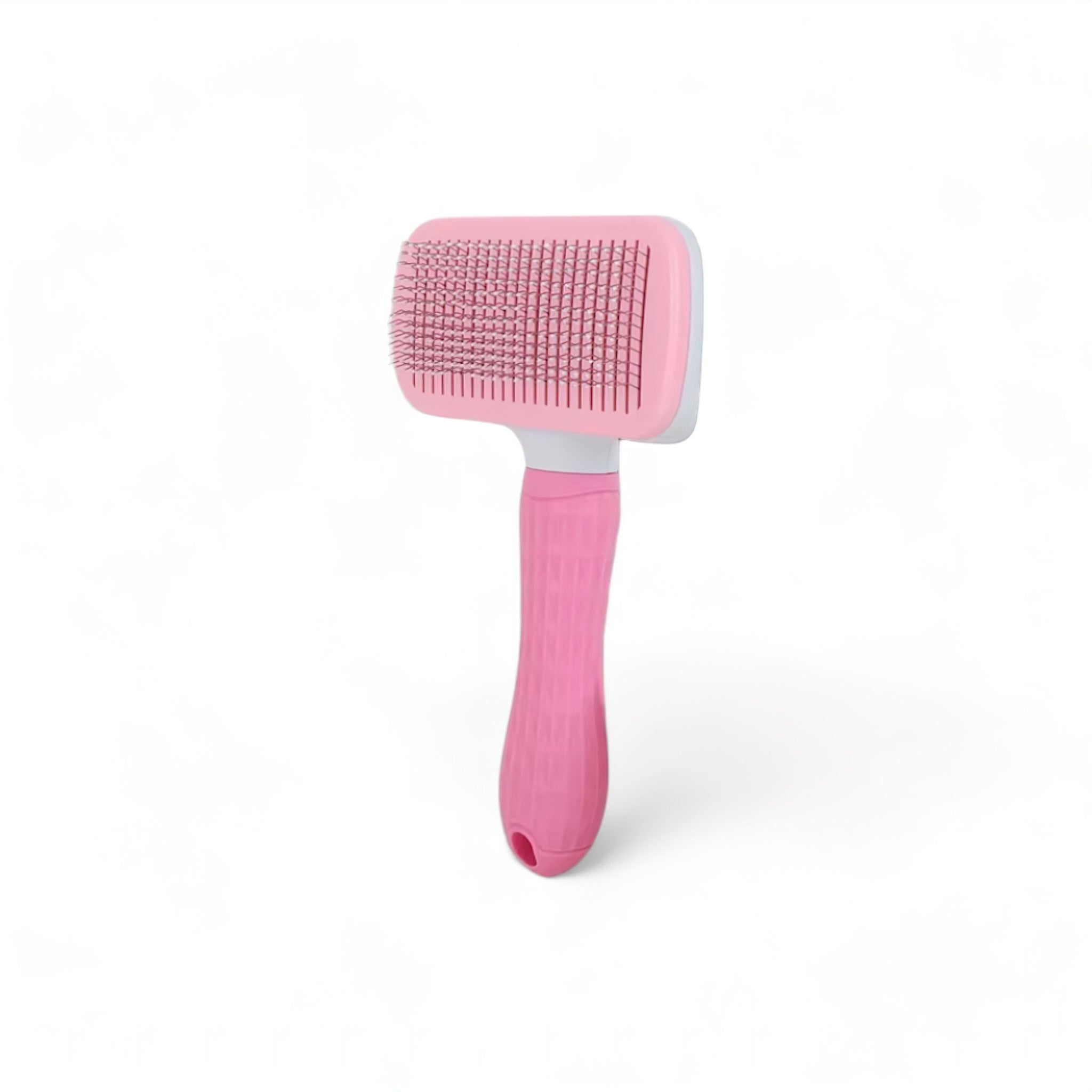 Comfy Groom Brush (JS) Luxe Pet Store | Tiny. Pure. Love. Pink Square 