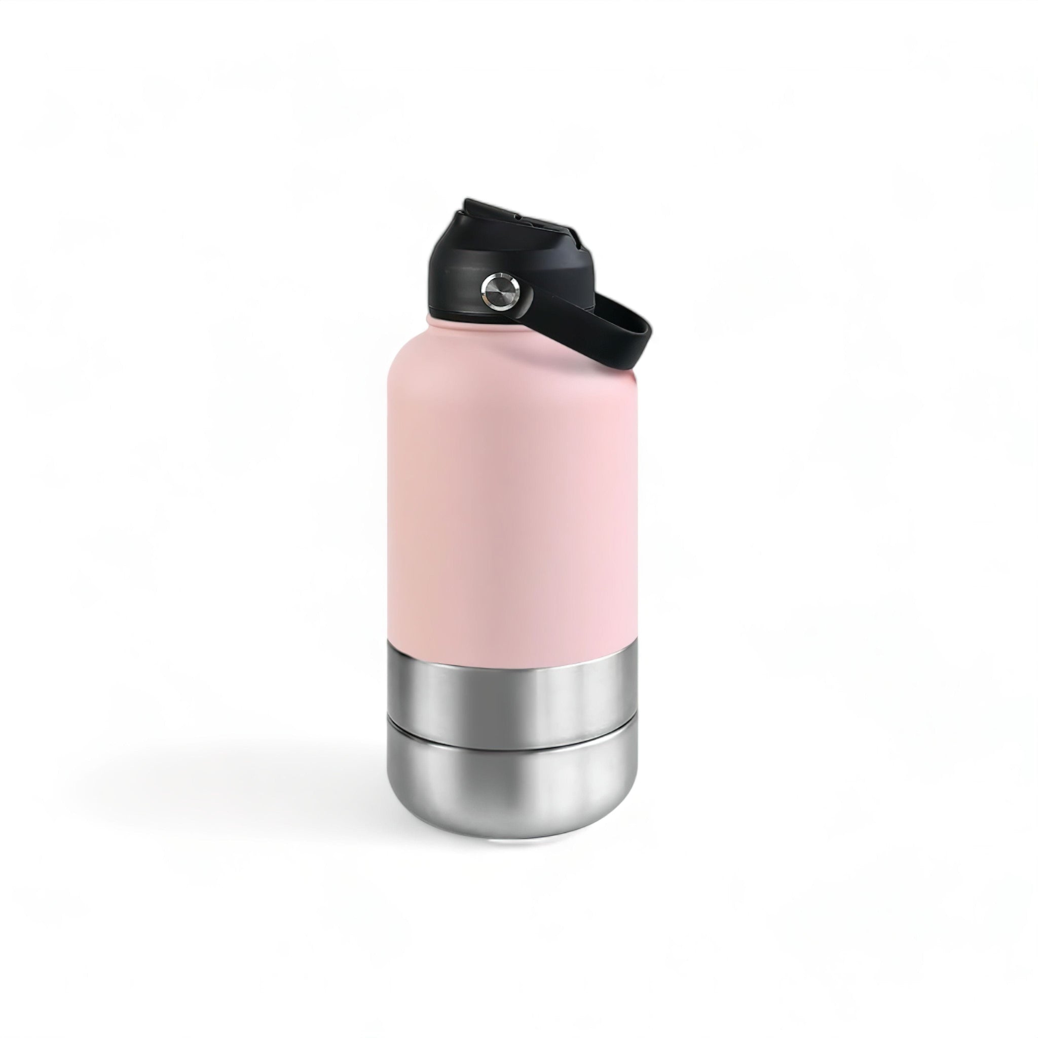 Pup Travel Bottle (JS) limited display image available Luxe Pet Store | Tiny. Pure. Love. Pink 