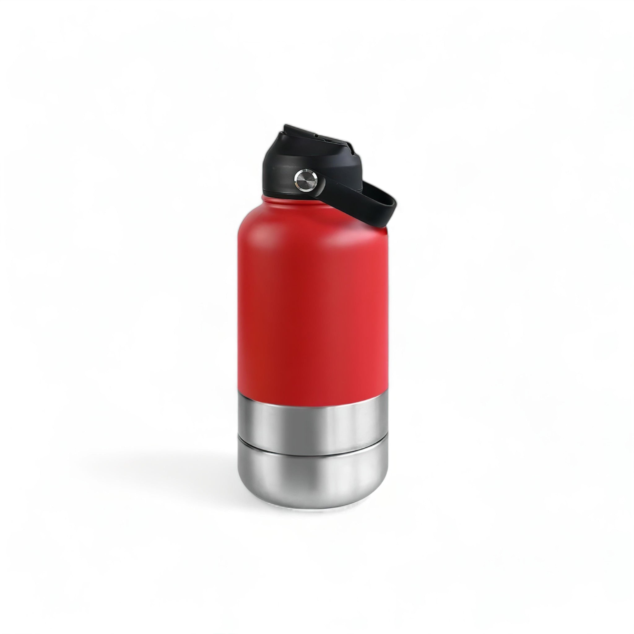 Pup Travel Bottle (JS) limited display image available Luxe Pet Store | Tiny. Pure. Love. Red 