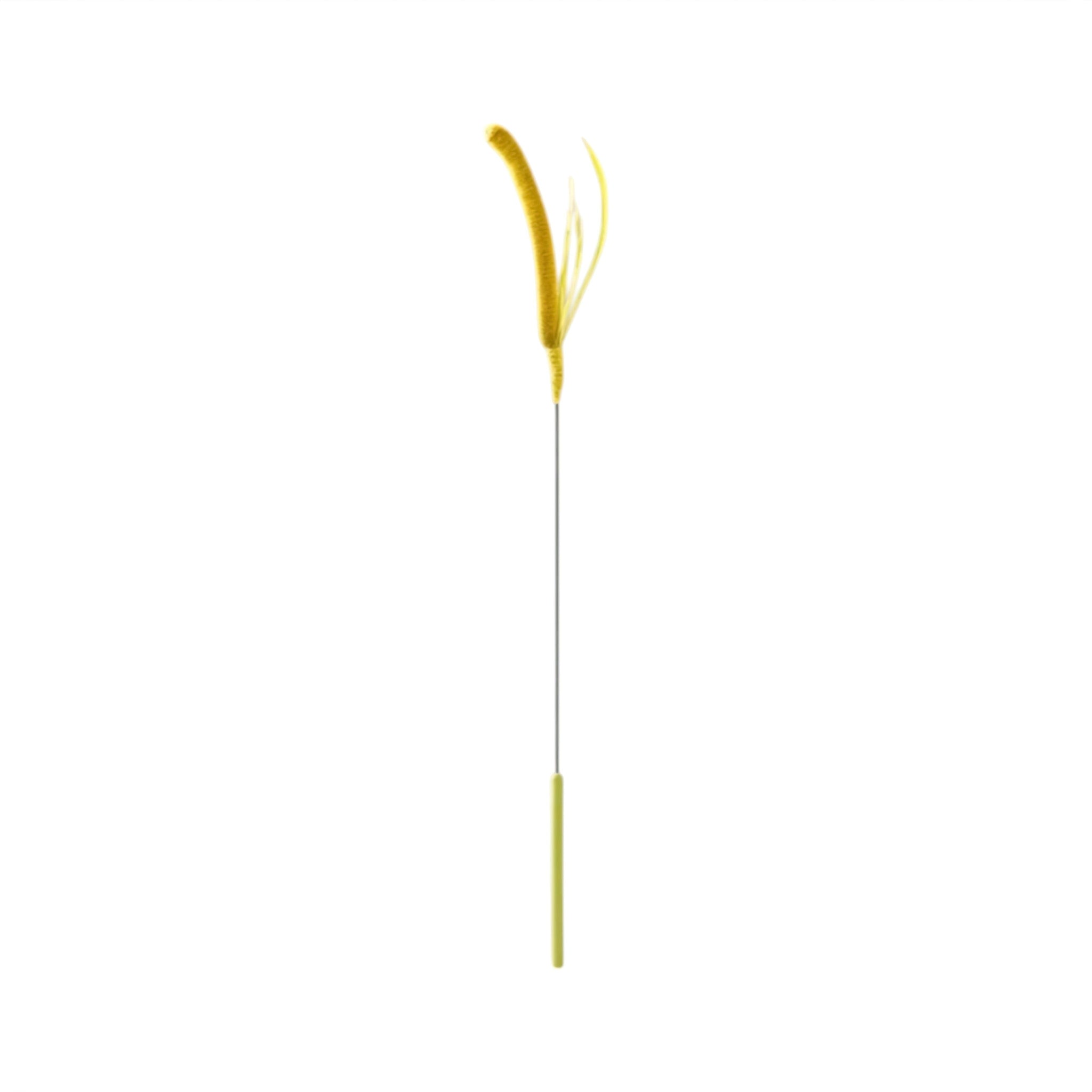 Fuzzy Flutter Wand (JS) Luxe Pet Store | Tiny. Pure. Love. Yellow 