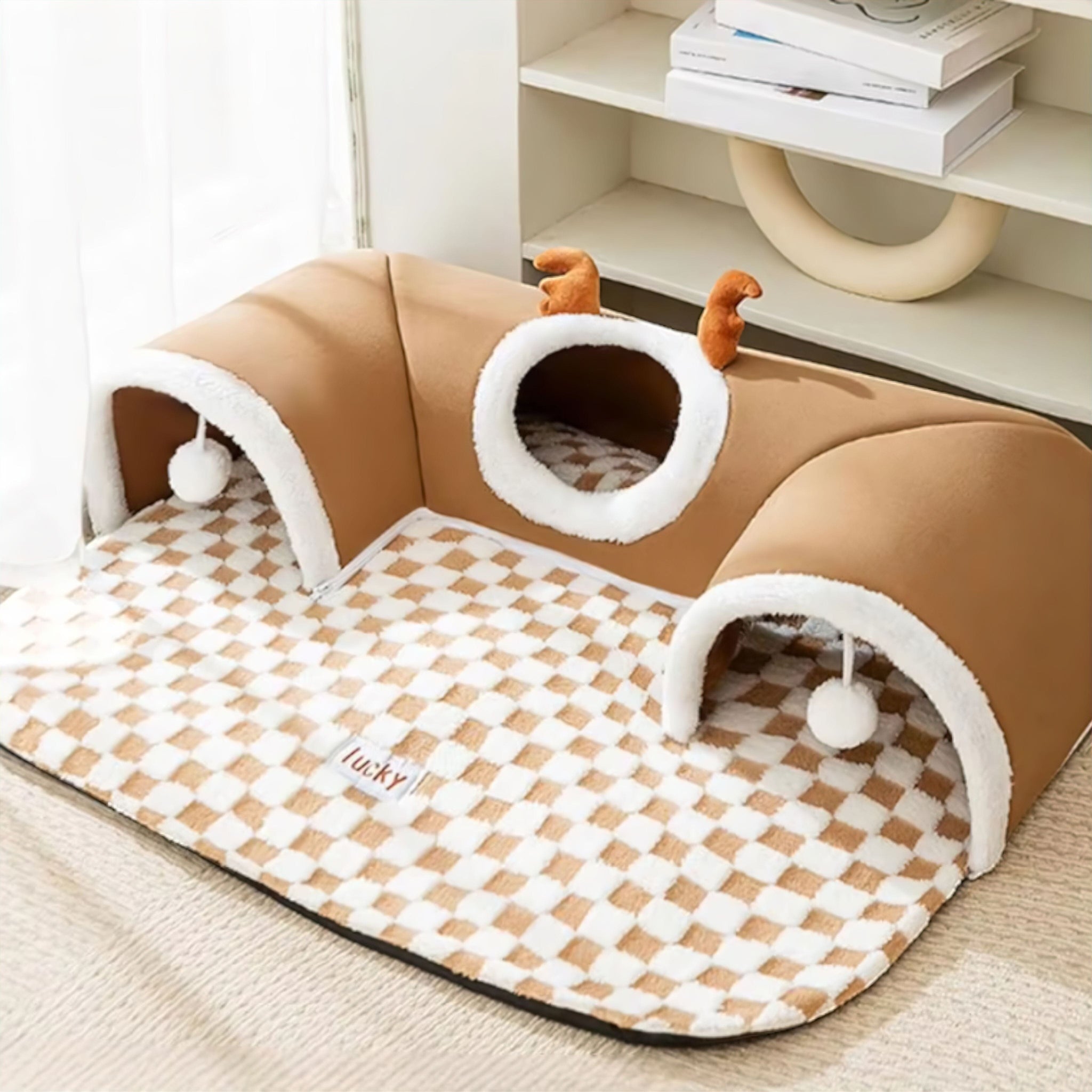 Reindeer Pet Cave Luxe Pet Store | Tiny. Pure. Love. 