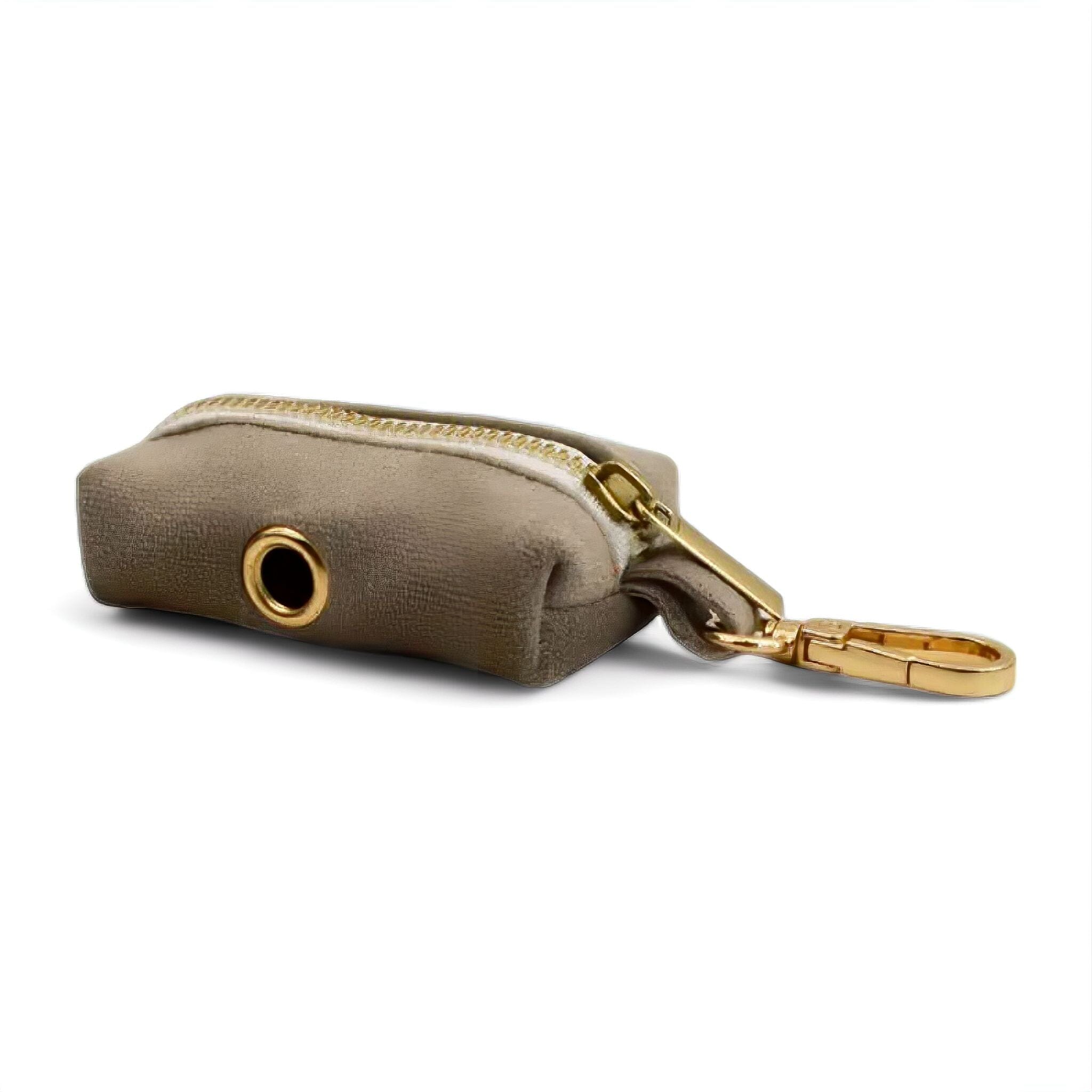 Velvet Pet Set Pet Collar Luxe Pet Store Poop Bag XS Khaki