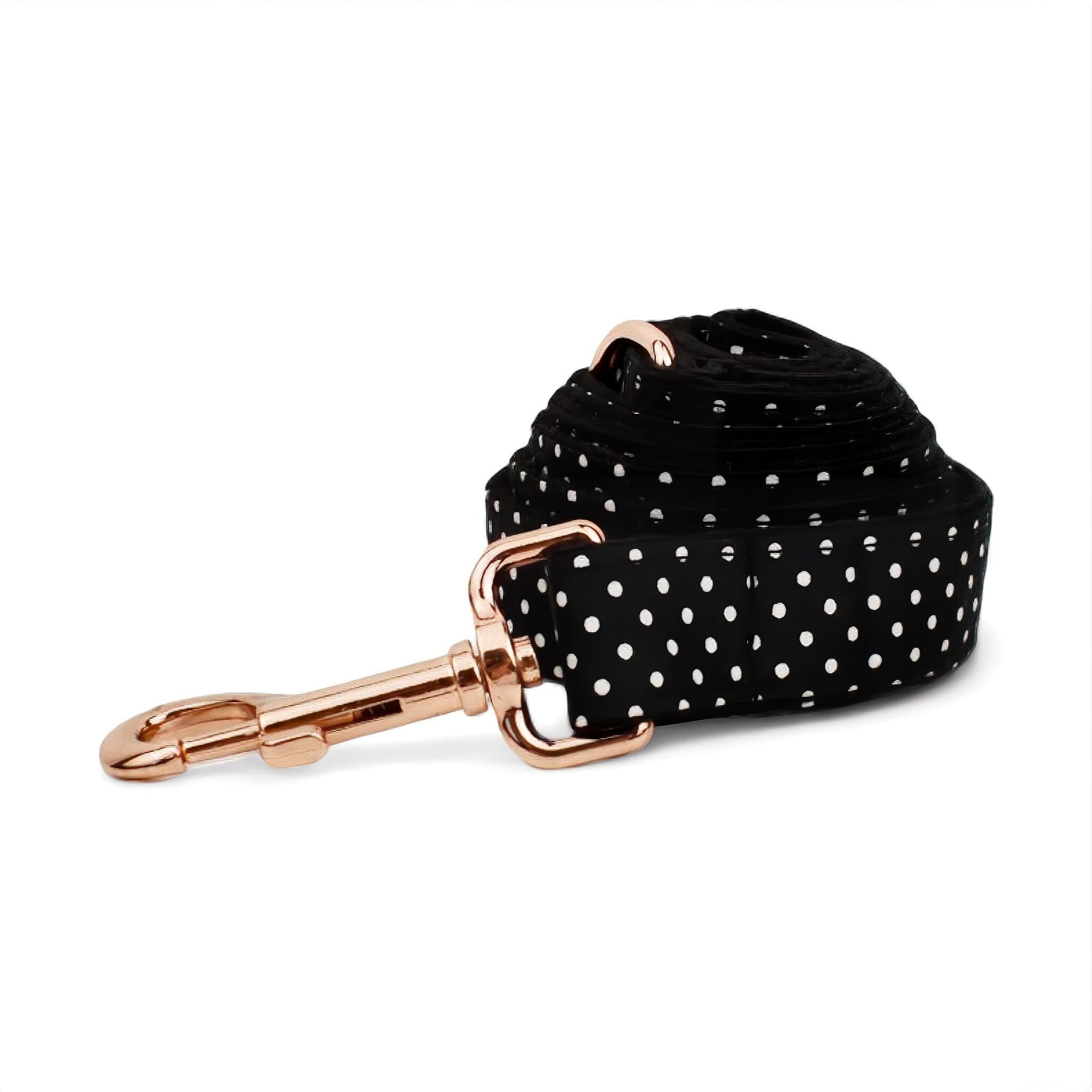 Spotted Pet Set Pet Collar Luxe Pet Store Leash XS Black + White Spots