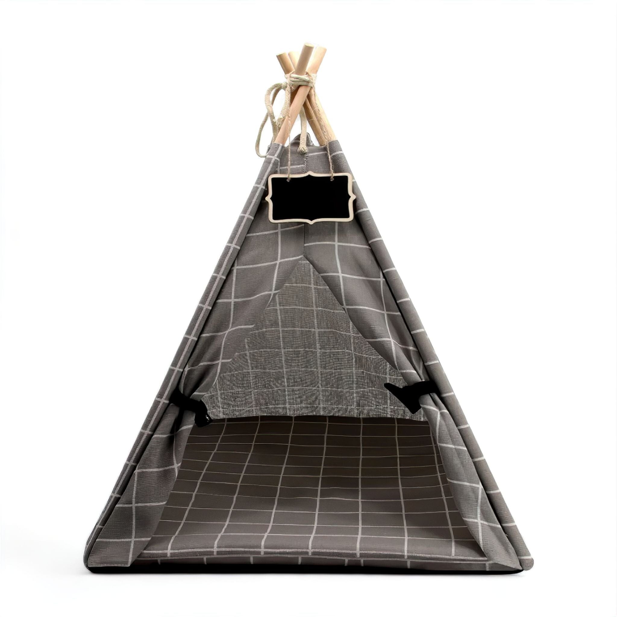 Tabby Tee-Pee Pet House Luxe Pet Store Grey 