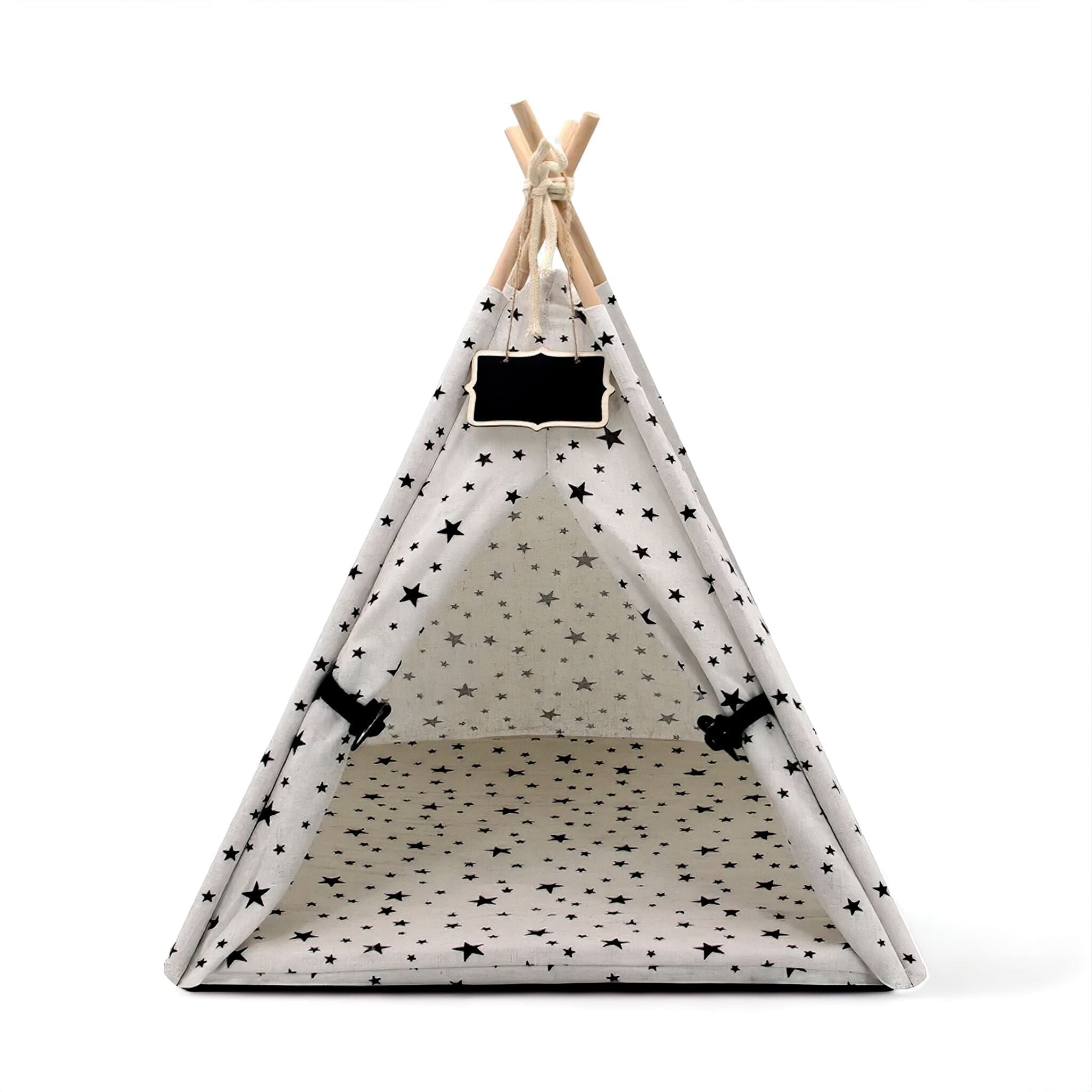 Tabby Tee-Pee Pet House Luxe Pet Store White 