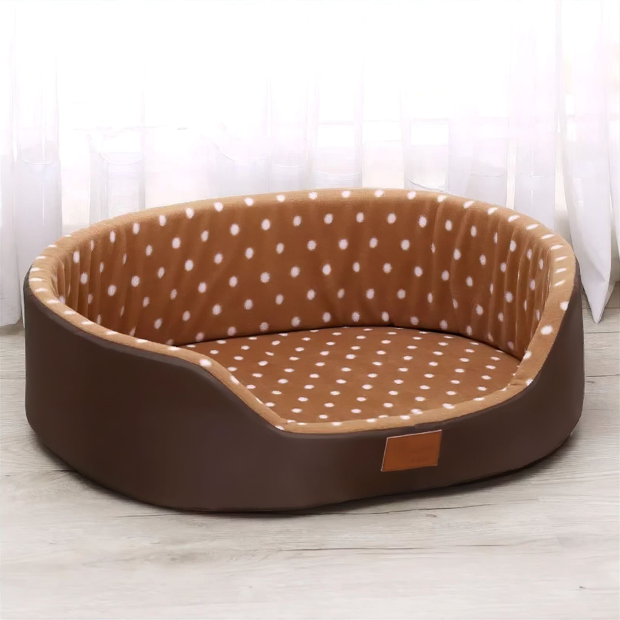 Snuggle Spot pet bed Luxe Pet Store Tan S 