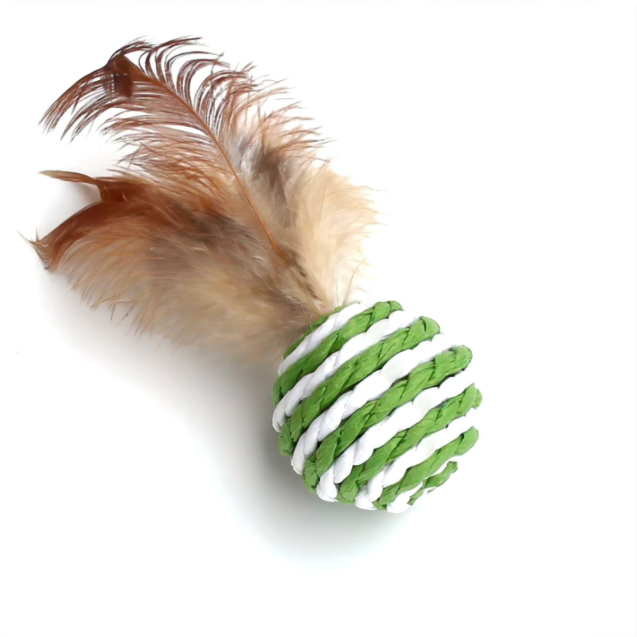 Feline Feathers Ball Cat Toys Luxe Pet Store 