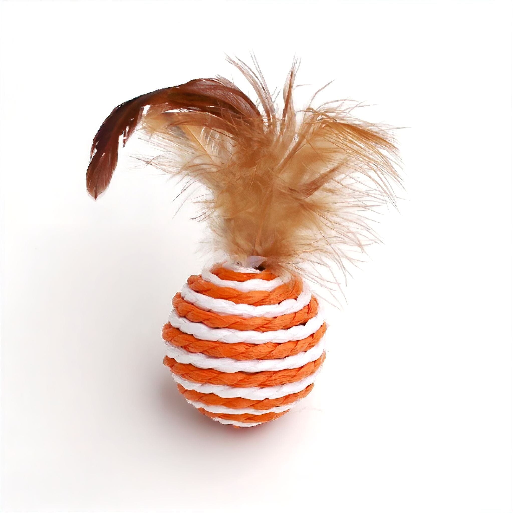 Feline Feathers Ball Cat Toys Luxe Pet Store 