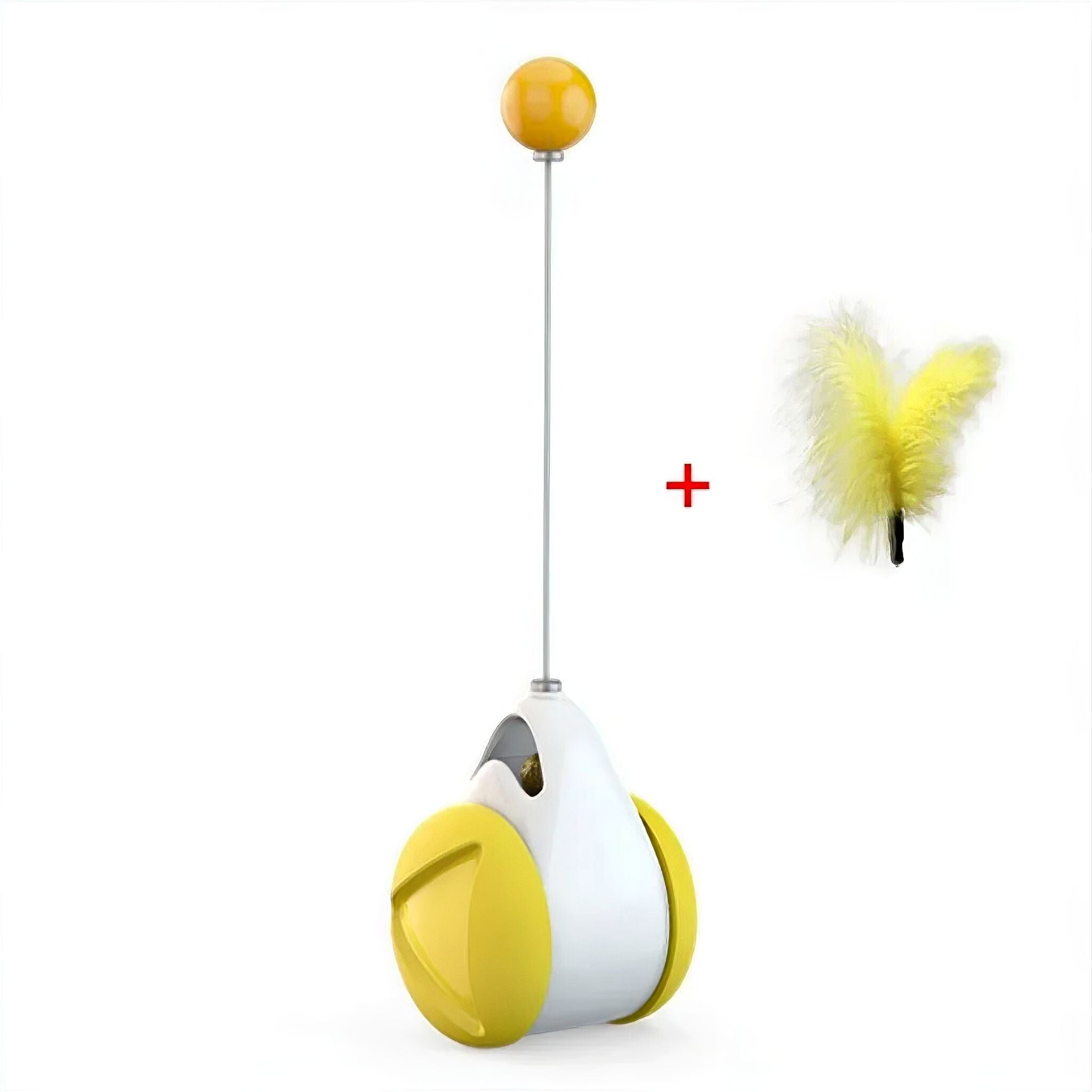 Kitty Twist Cat Toy Luxe Pet Store Yellow 