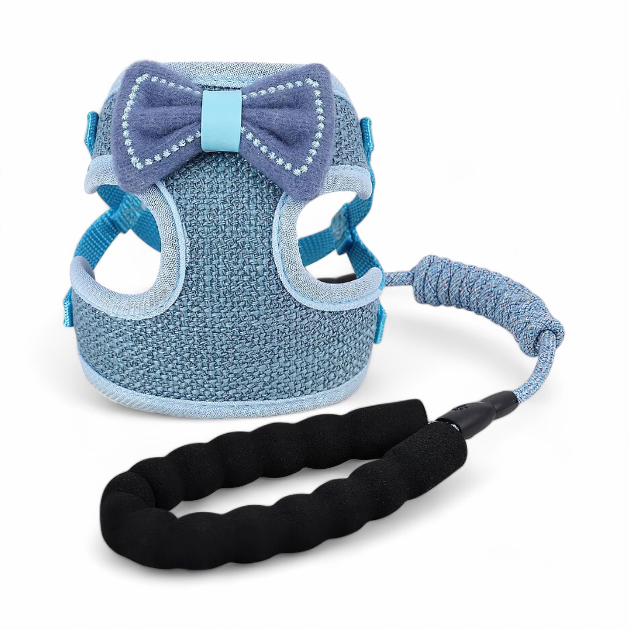 Pawfect Bowtie Bliss Set Pet Clothing Luxe Pet Store Blue 