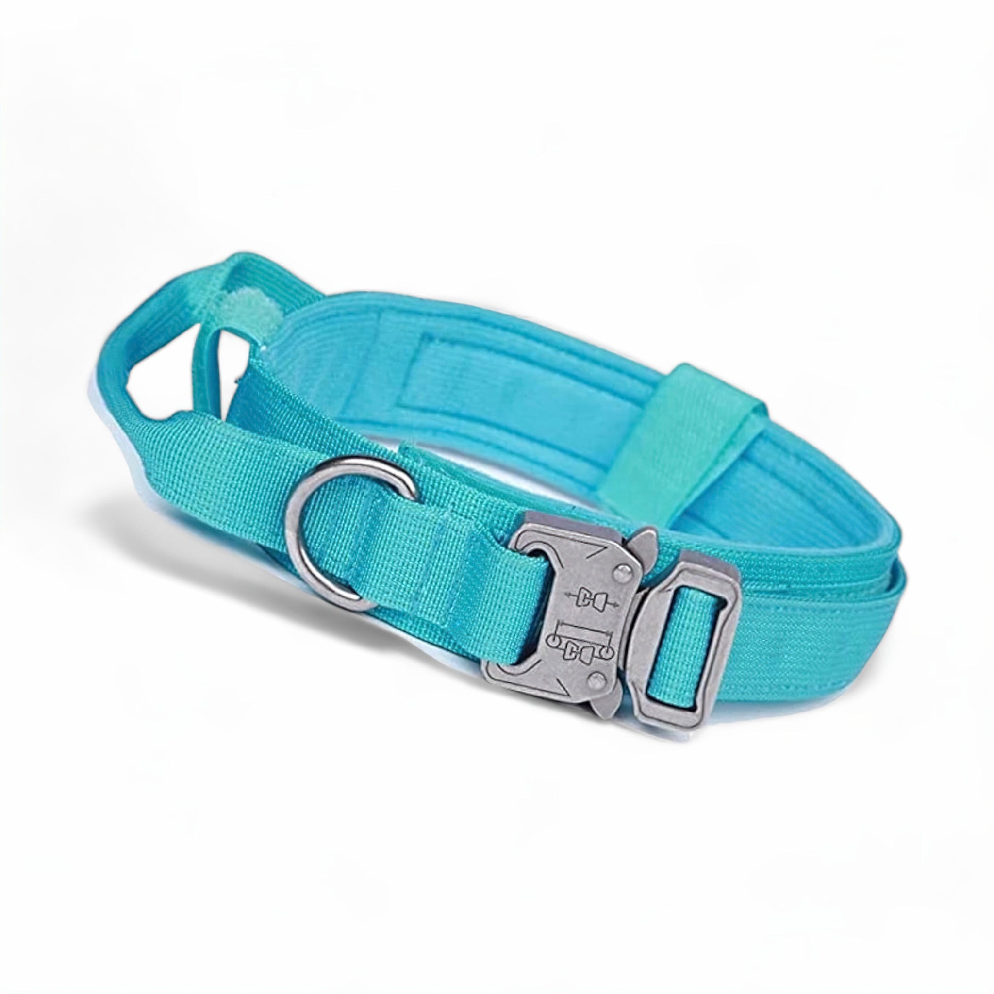 Tactical Dog Collar Dog Collar Luxe Pet Store Blue M 