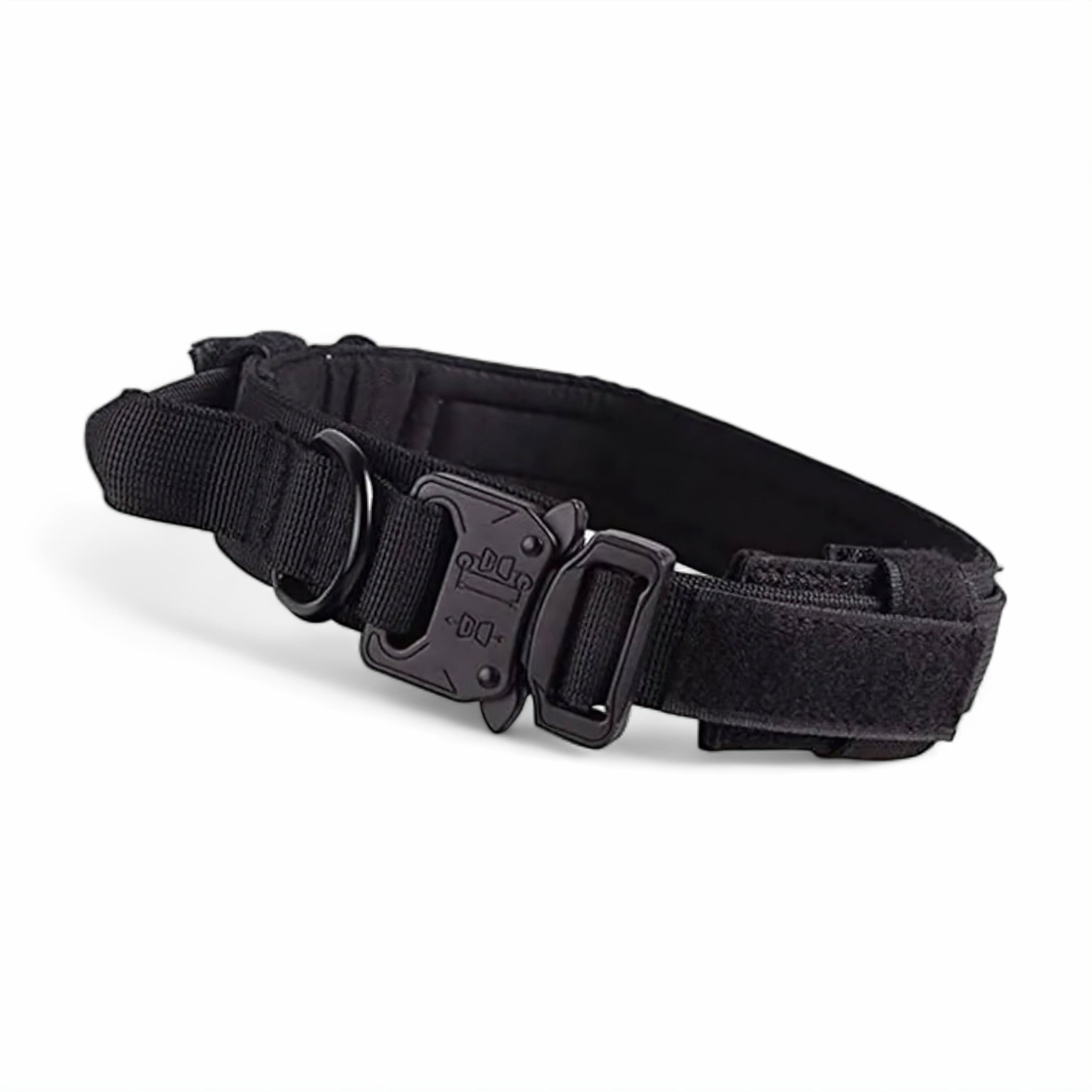 Tactical Dog Collar Dog Collar Luxe Pet Store Black M 