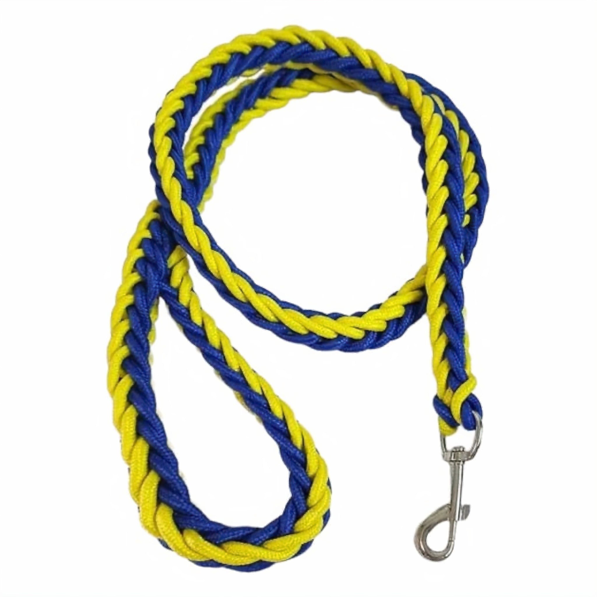 Peak Paws Adventure Leash leash Luxe Pet Store Blue Yellow L 