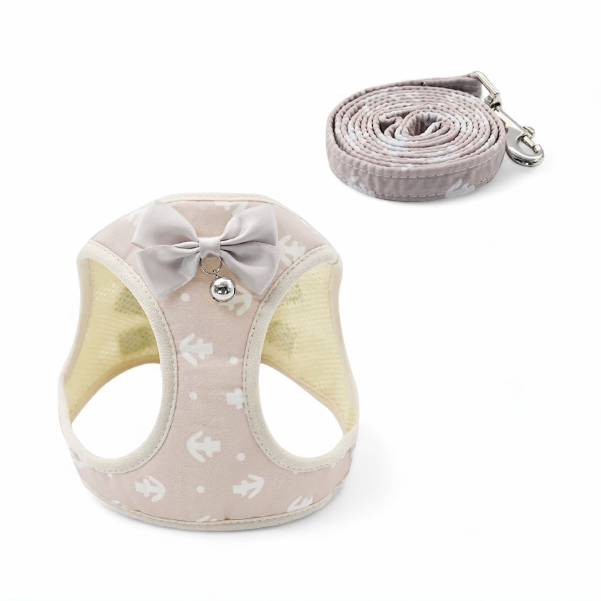 Purrfect Mesh Cat Harness Collar Luxe Pet Store Yellow XXS 