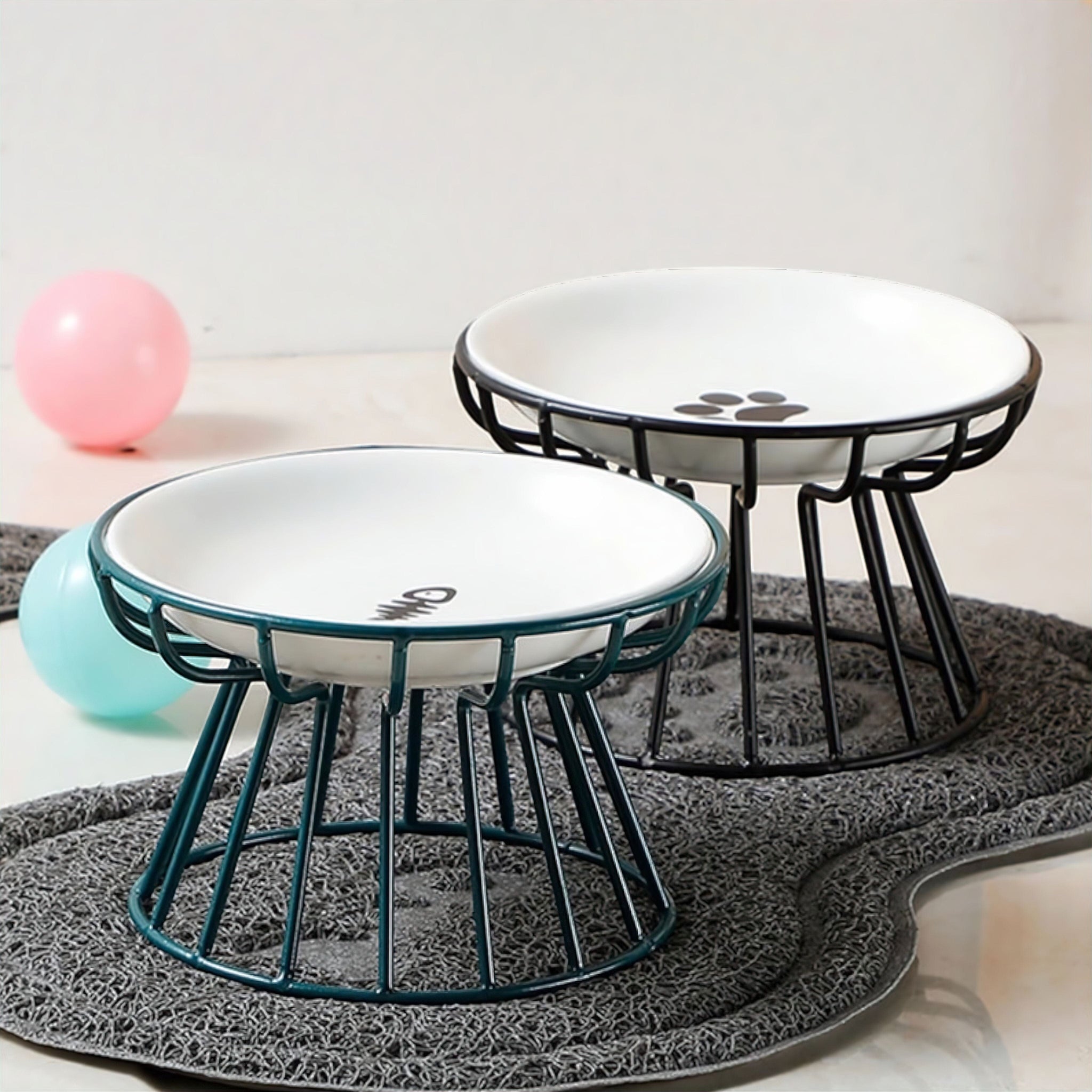 Elevated Ceramic Pet Bowl cat bowl Luxe Pet Store 