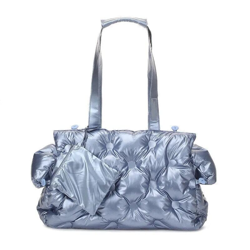 Puppy Shoulder Carry Bag Cat Travel Bag USAdrop Blue 