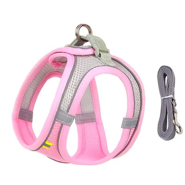 Pet Venture Harness & Leash Harness Luxe Pet Store Pink XXS 
