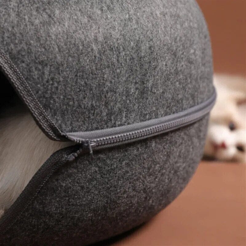 Cozy Cat Haven + Play Tunnel Cat Toy Luxe Pet Store 