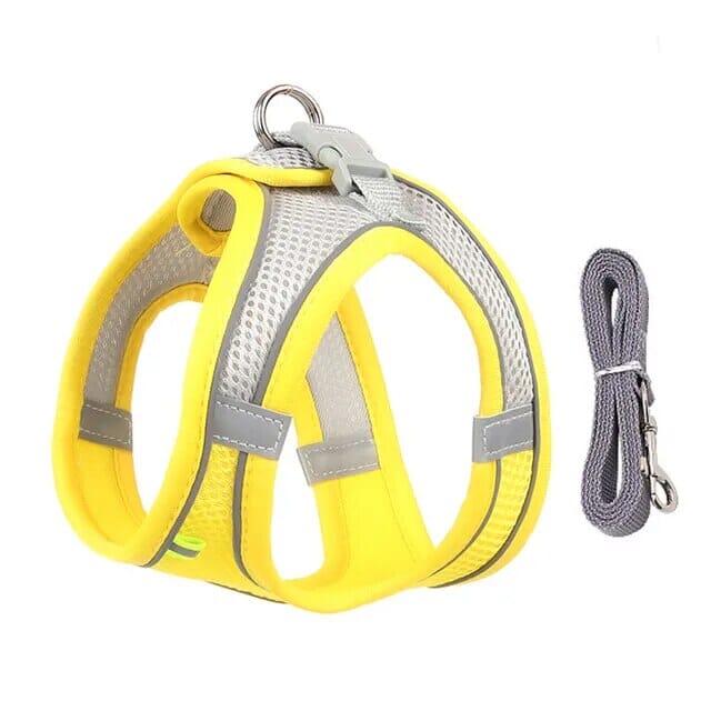Pet Venture Harness & Leash Harness Luxe Pet Store Yellow XXS 
